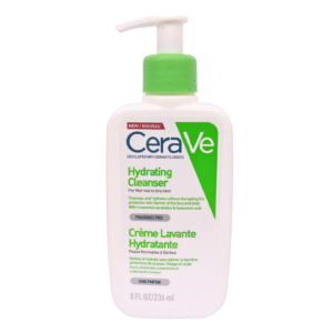 cerave hydrating facial cleanser, normal to dry skin